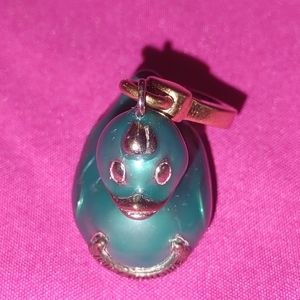 Blue rubber duck charm